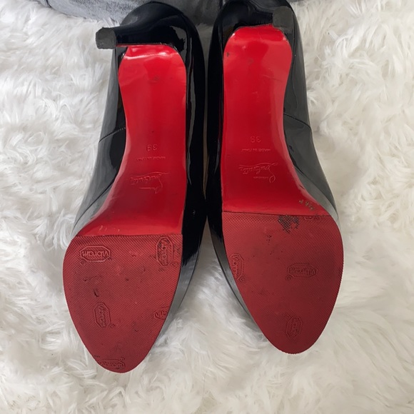 Christian Louboutin Black and Red Pumps - Picture 10 of 10
